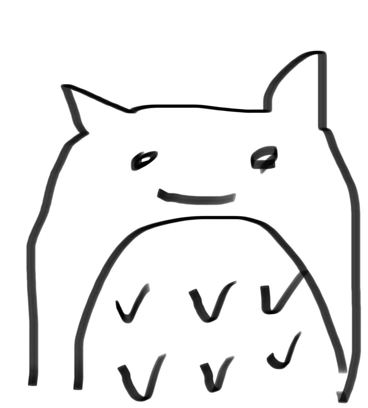 トトロを何も見ないで描いてみるトピ