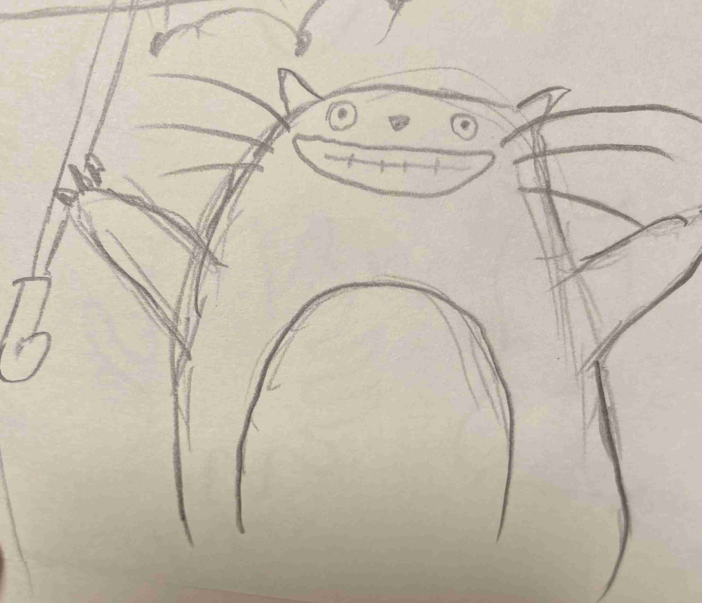 トトロを何も見ないで描いてみるトピ