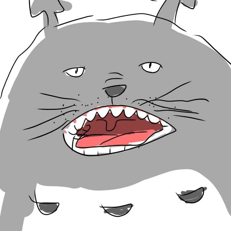 トトロを何も見ないで描いてみるトピ