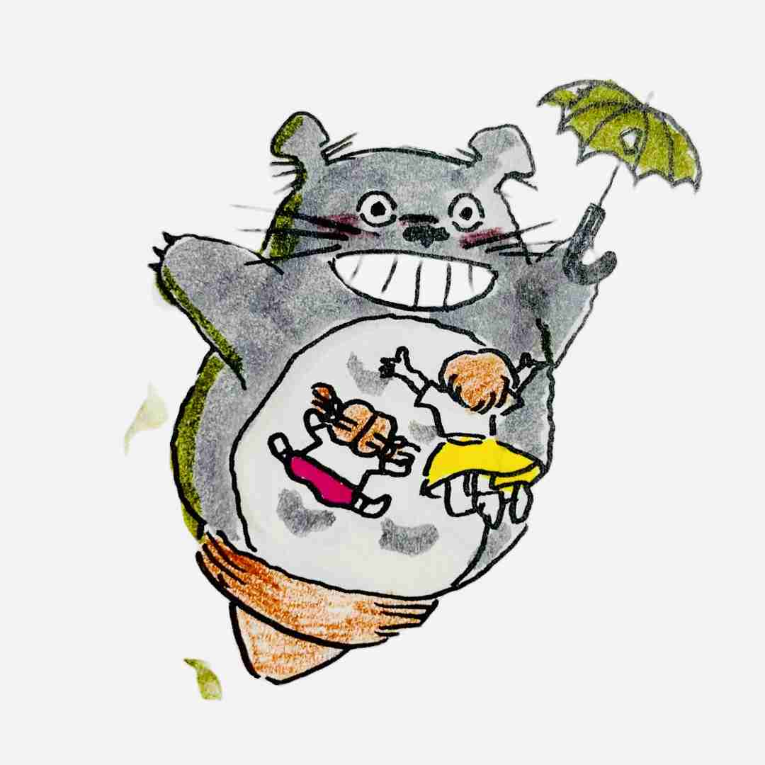 トトロを何も見ないで描いてみるトピ