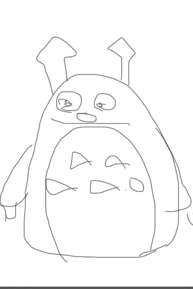 トトロを何も見ないで描いてみるトピ