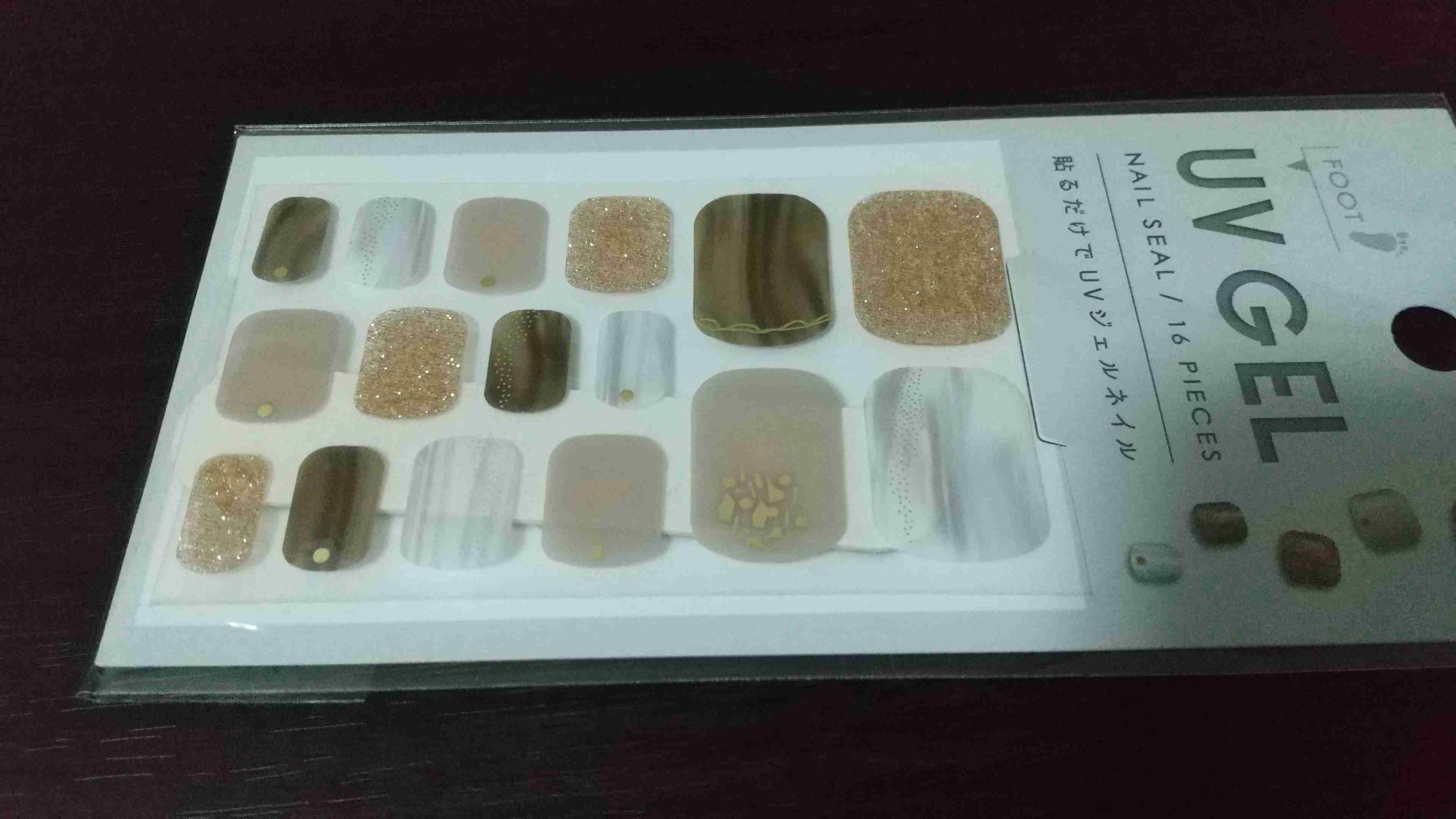 秋冬フットネイル