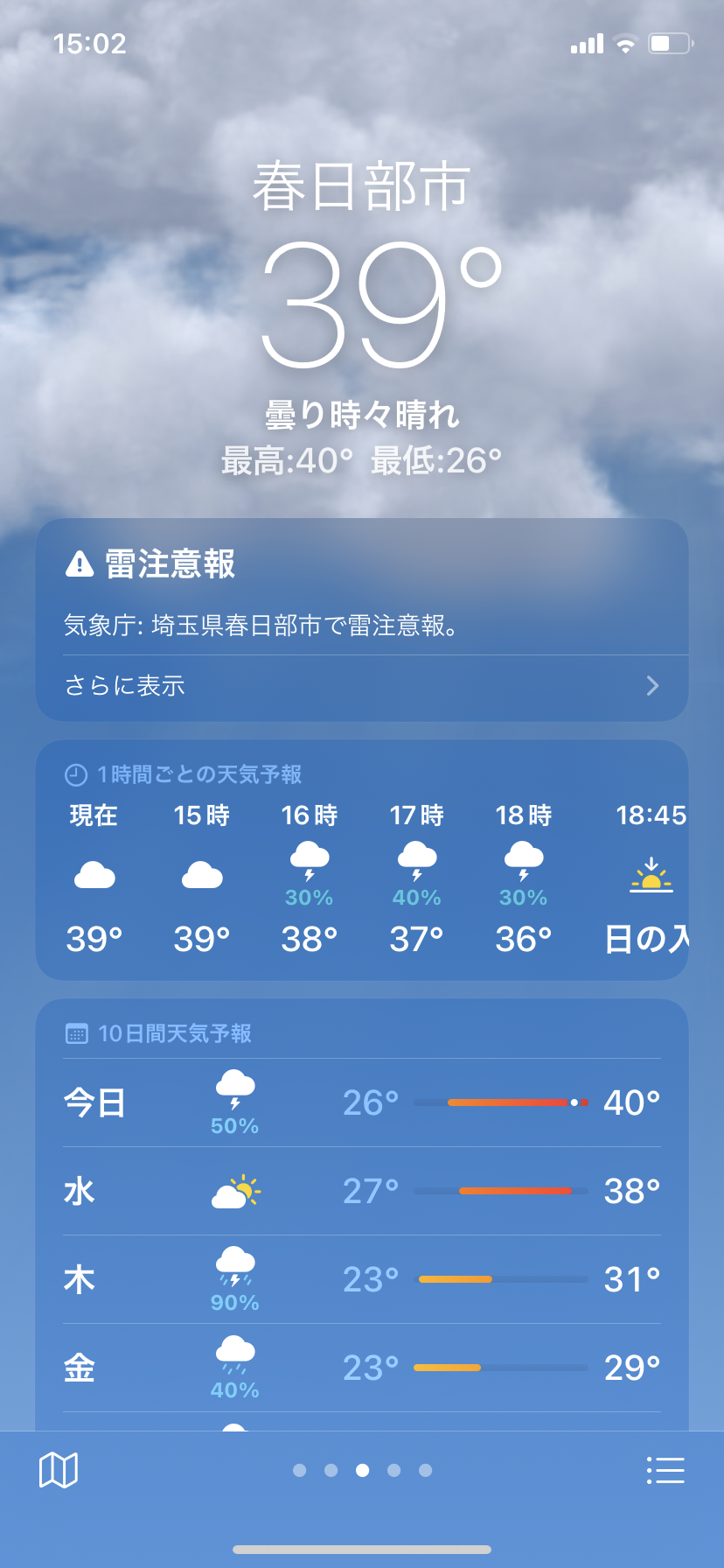 2日さらなる酷暑　関東や東海で40℃の所も　熱中症に警戒　今回の暑さのピークは