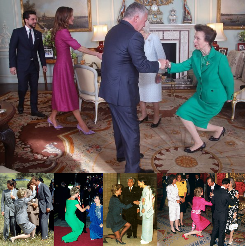 ウィリアム皇太子とキャサリン皇太子妃がヘンリー王子＆メーガン妃とウィンザー城外に現れる　弔問者に挨拶