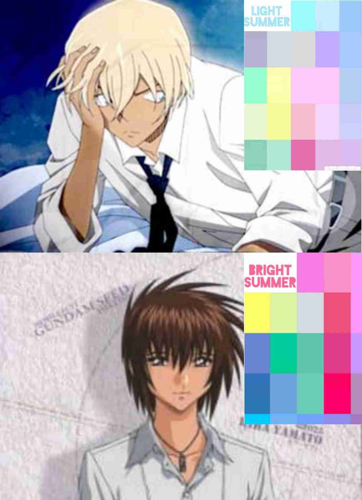 二次元キャラの顔タイプ・骨格・パーソナルカラー・パーソナルデザイン考察Part2