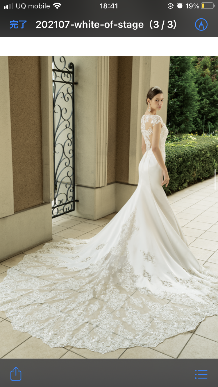 ウエディングドレスどんなの着た？