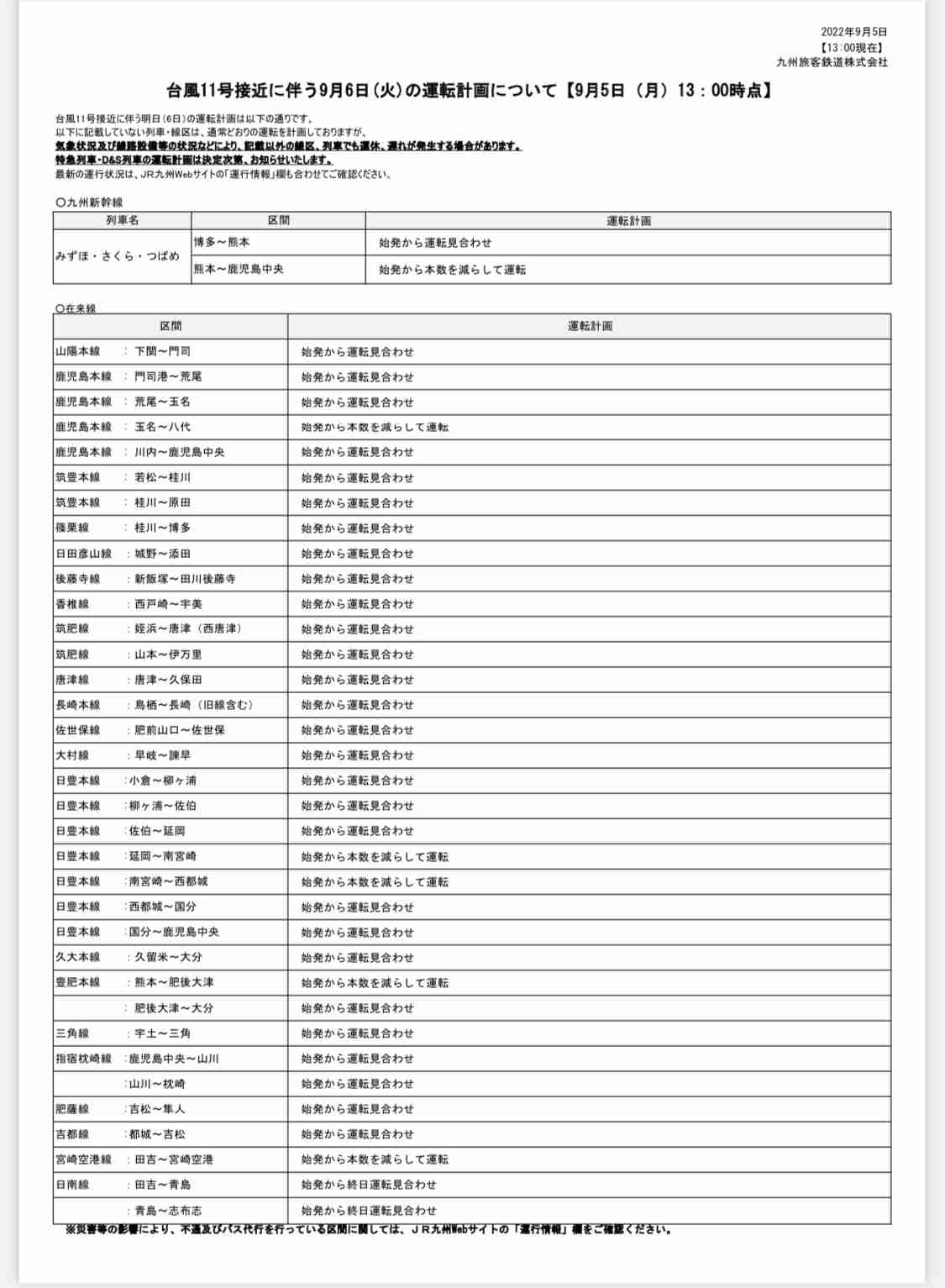 【台風11号】九州のガル民集まれ【情報交換・雑談】