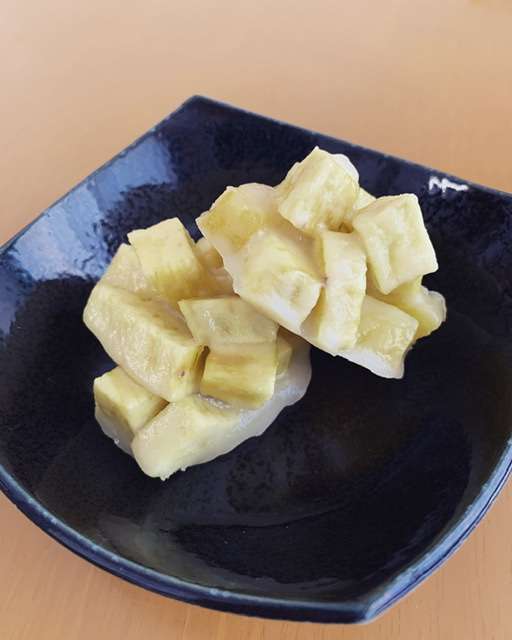 秋のお菓子作り。