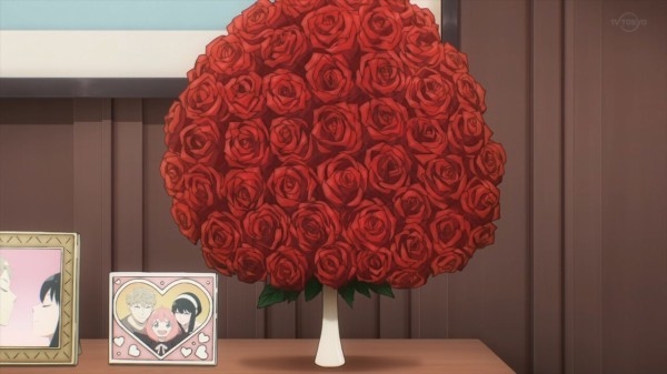 花を持ってる2次元キャラクター
