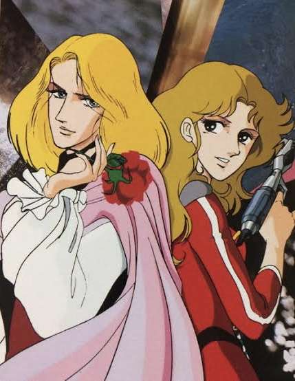 花を持ってる2次元キャラクター