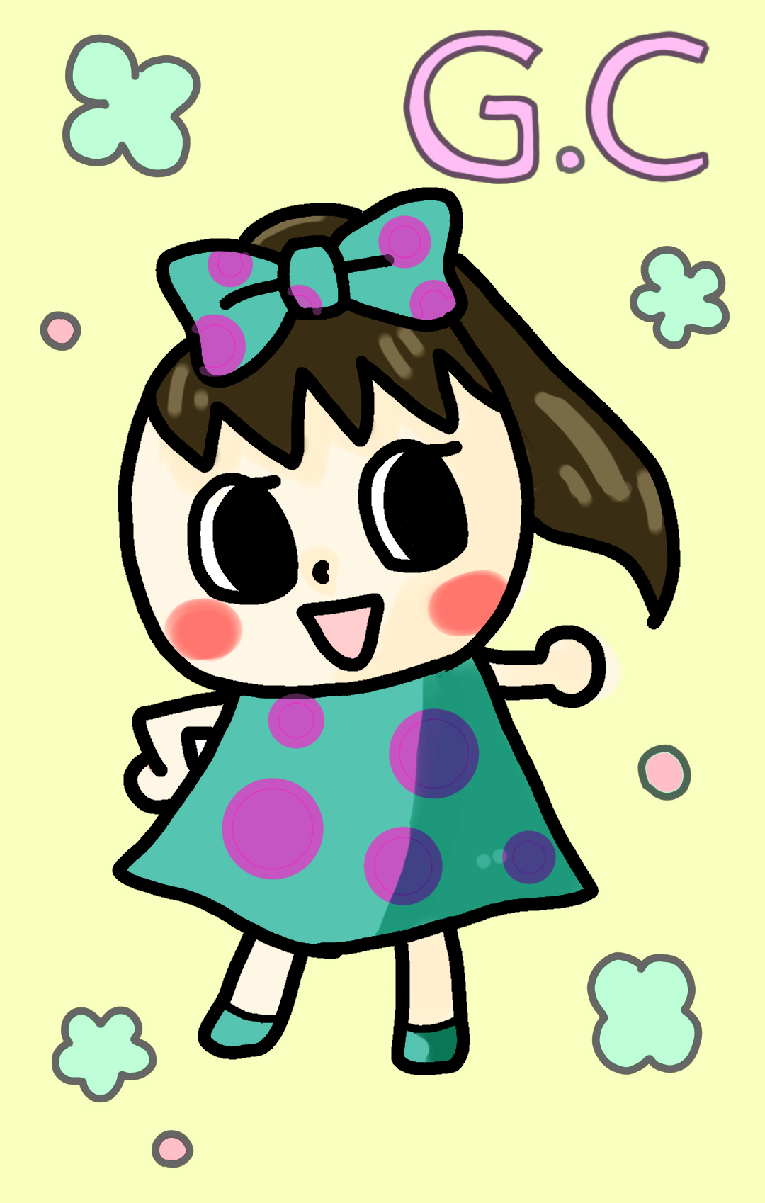 (お絵描き)自分で描いた絵を貼ると塗り絵して貰えるトピ