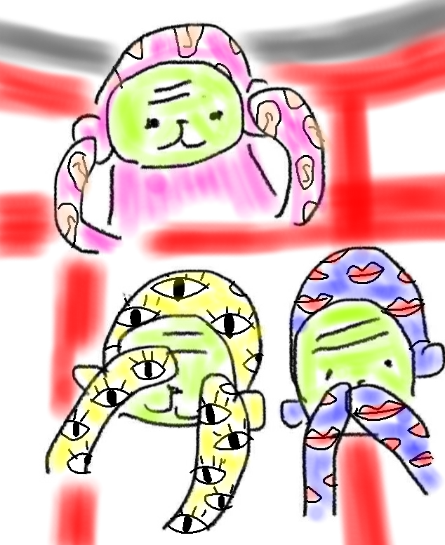 (お絵描き)自分で描いた絵を貼ると塗り絵して貰えるトピ