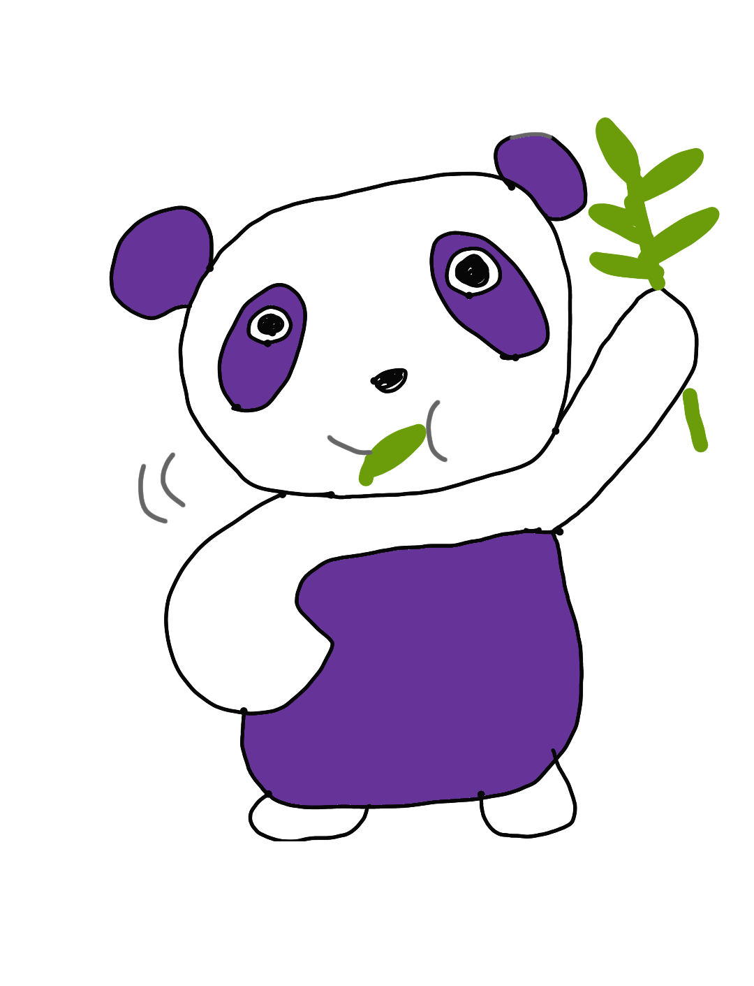 (お絵描き)自分で描いた絵を貼ると塗り絵して貰えるトピ