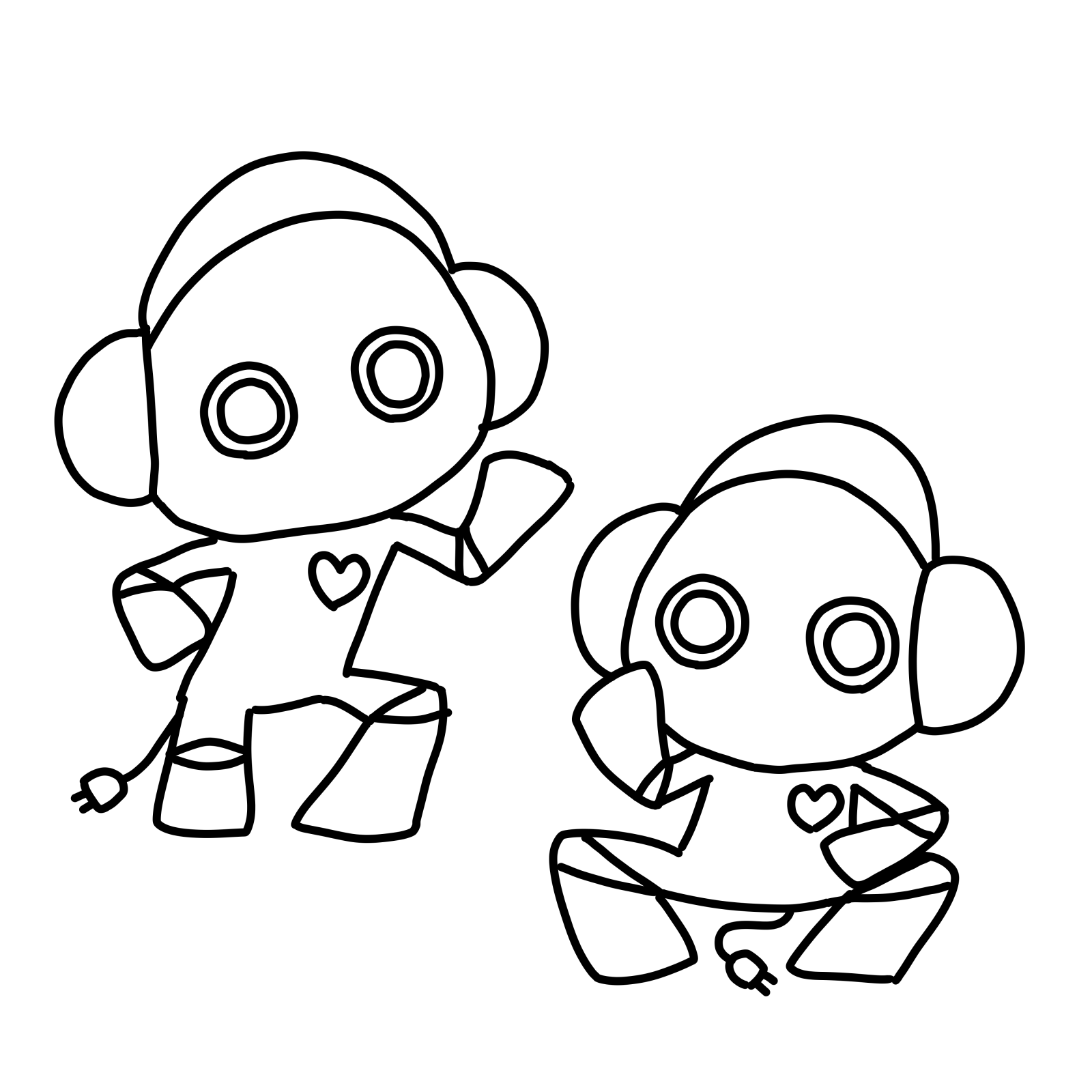 (お絵描き)自分で描いた絵を貼ると塗り絵して貰えるトピ