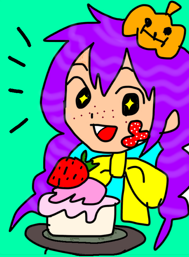 (お絵描き)自分で描いた絵を貼ると塗り絵して貰えるトピ