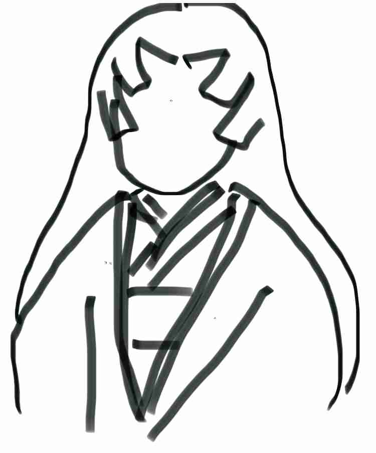(お絵描き)自分で描いた絵を貼ると塗り絵して貰えるトピ