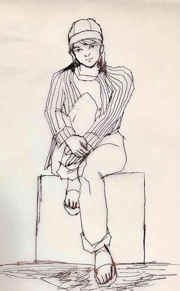 (お絵描き)自分で描いた絵を貼ると塗り絵して貰えるトピ