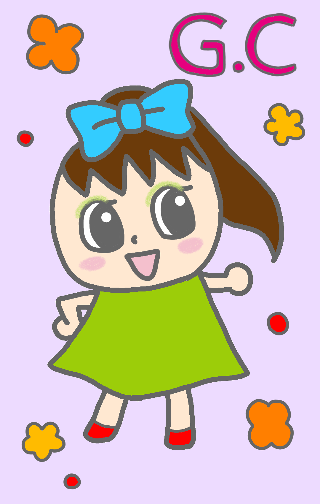 (お絵描き)自分で描いた絵を貼ると塗り絵して貰えるトピ
