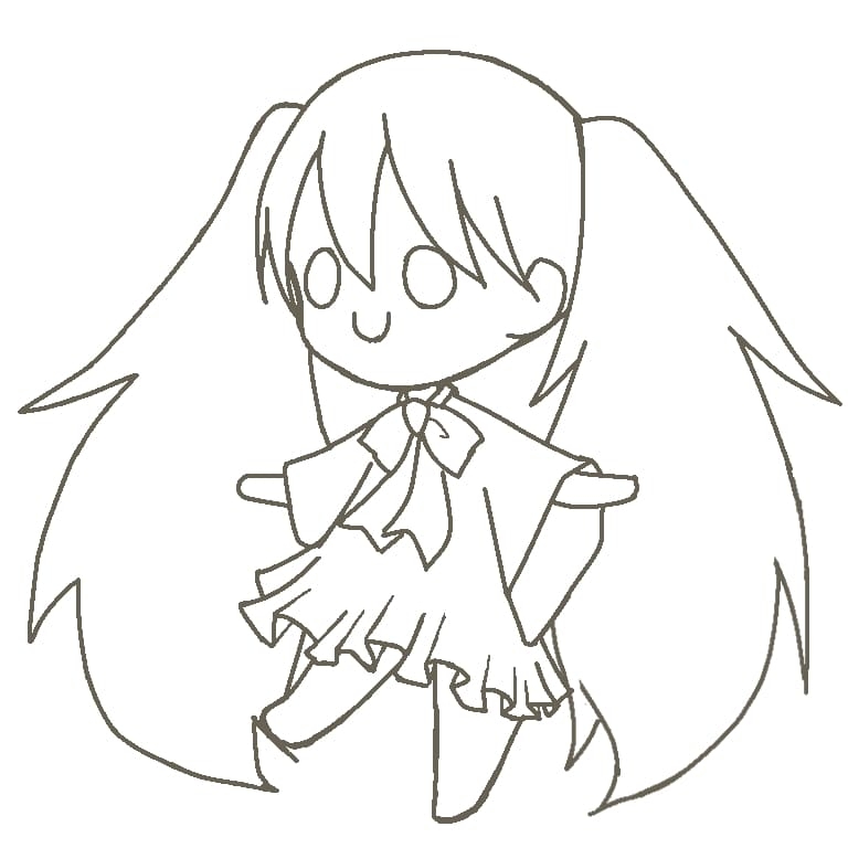 (お絵描き)自分で描いた絵を貼ると塗り絵して貰えるトピ