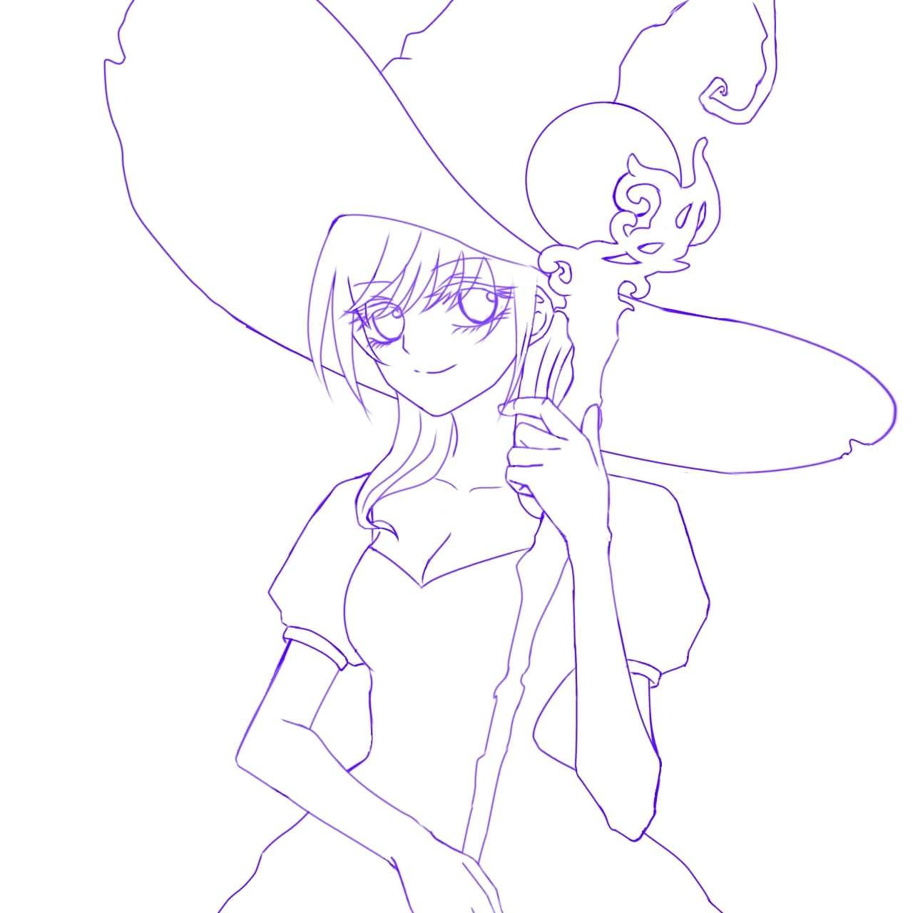 (お絵描き)自分で描いた絵を貼ると塗り絵して貰えるトピ