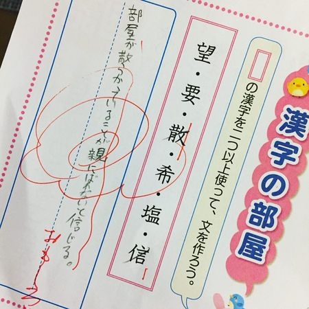 テストや問題集の珍回答・教科書の落書きが見たい