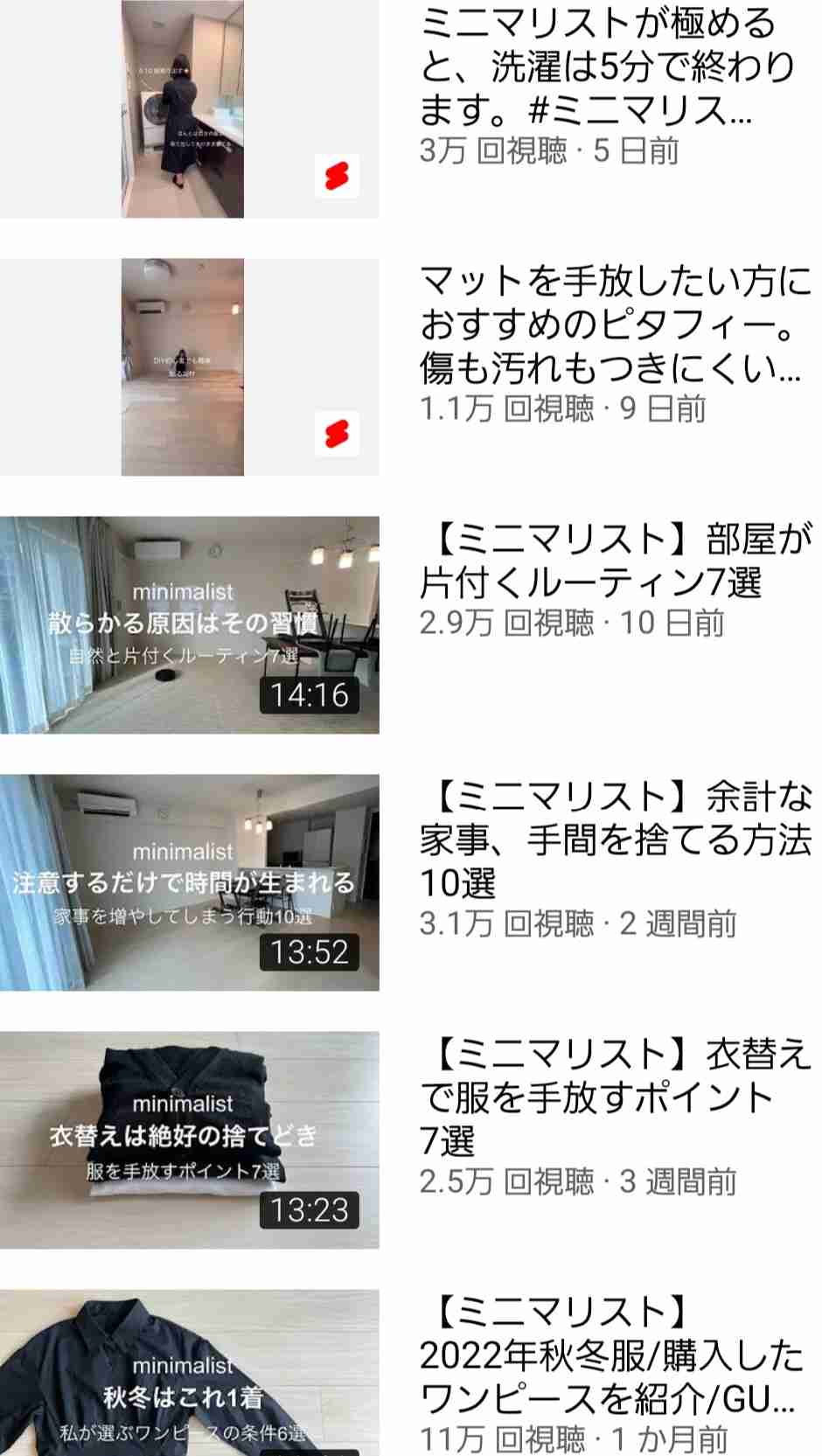 ミニマリスト集まれpart８