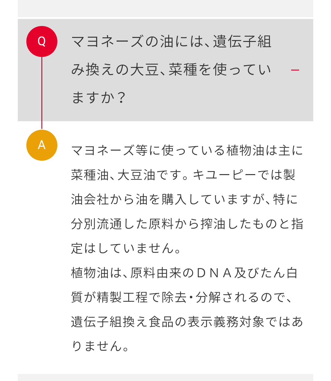 遺伝子組み換え食品、気にしてますか?