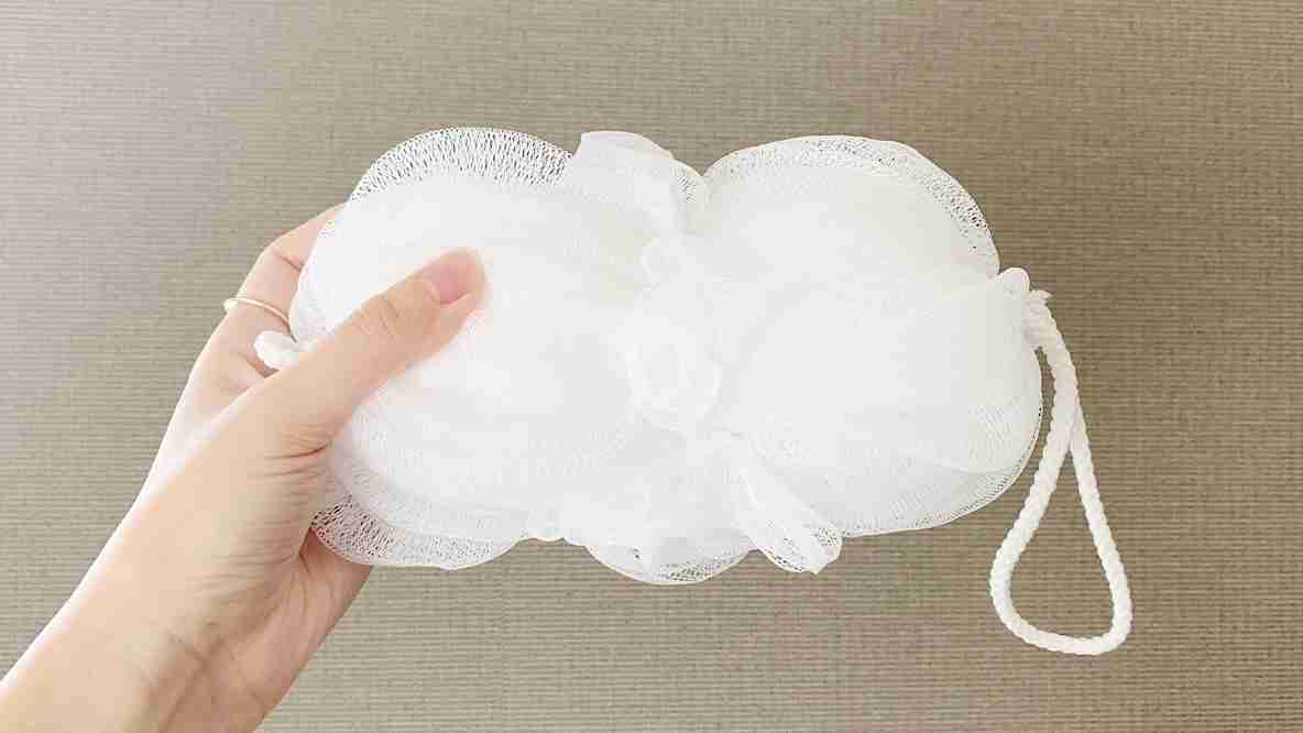 お風呂に入る時の洗うタオル