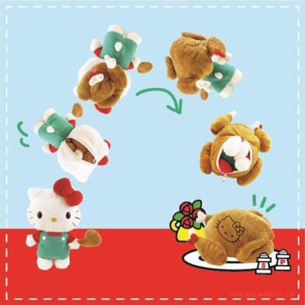 サンリオ『ハローキティ』の異色な「トンデモコラボ」3選！『貞子』の“髪型”、『こち亀』両さんの“眉毛”、日本未発売“しゃくれ”姿も披露
