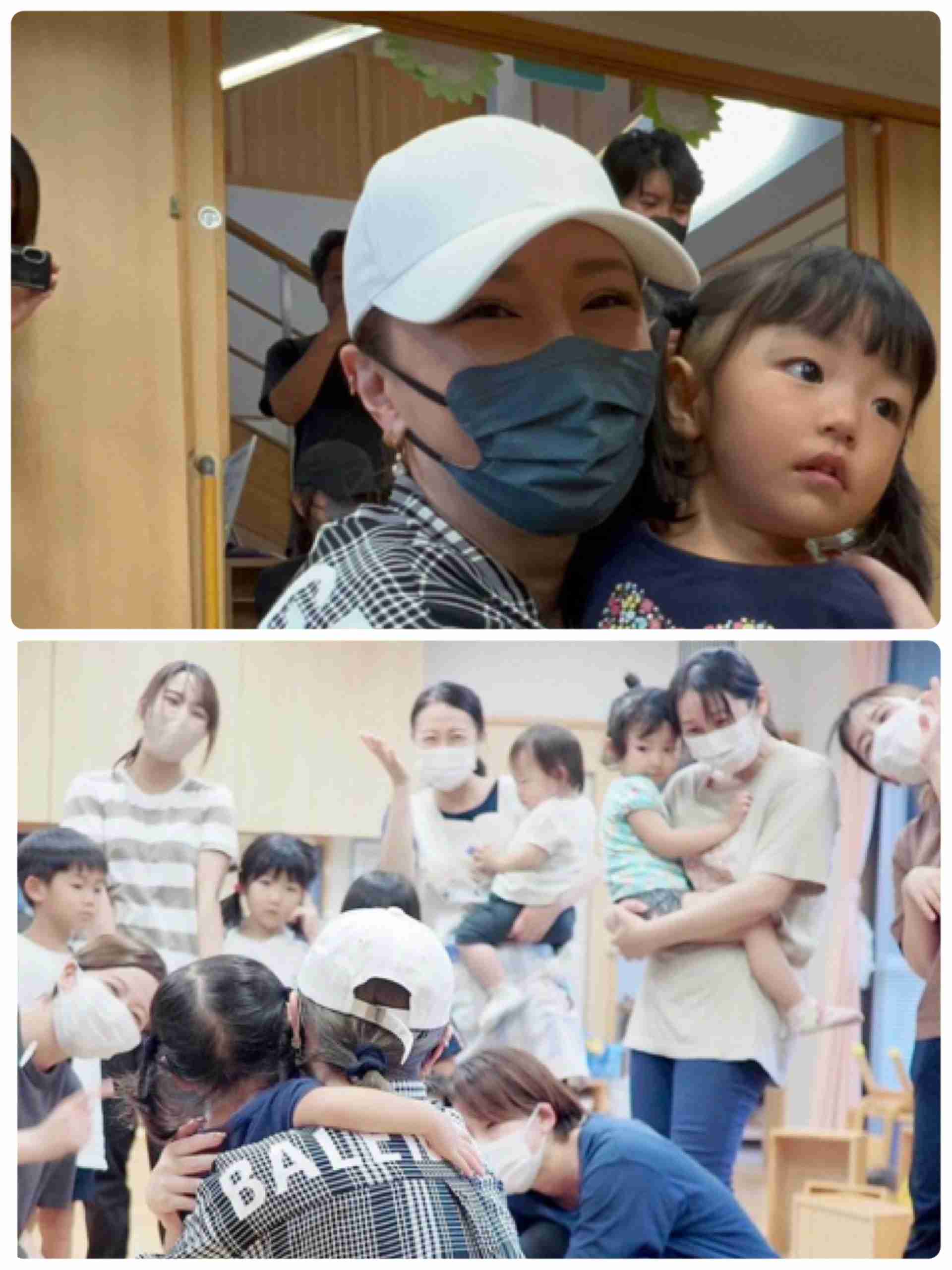 浜崎あゆみ、被災地支援で訪れた保育園からサプライズ 子供たちの手作り感謝状に「感涙」