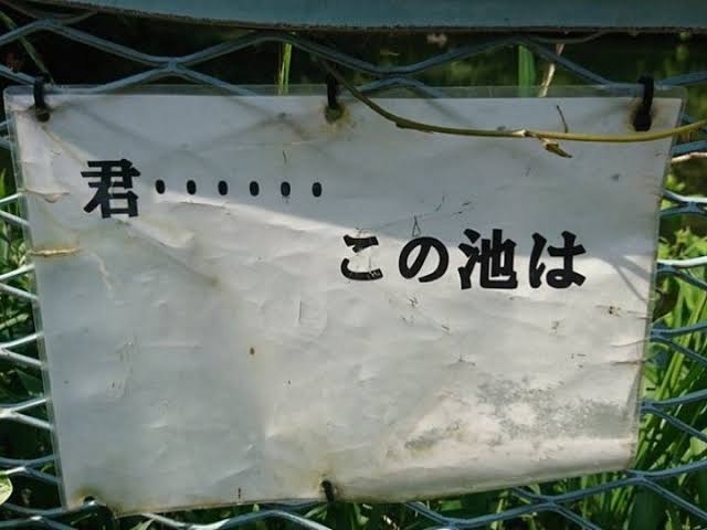 看板や道路標識、貼り紙が見たい