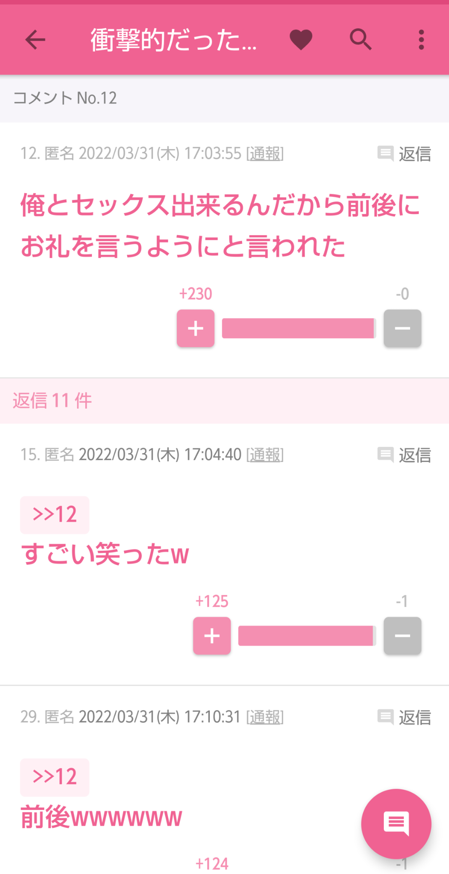 声を出して笑ったガルちゃんの投稿part28