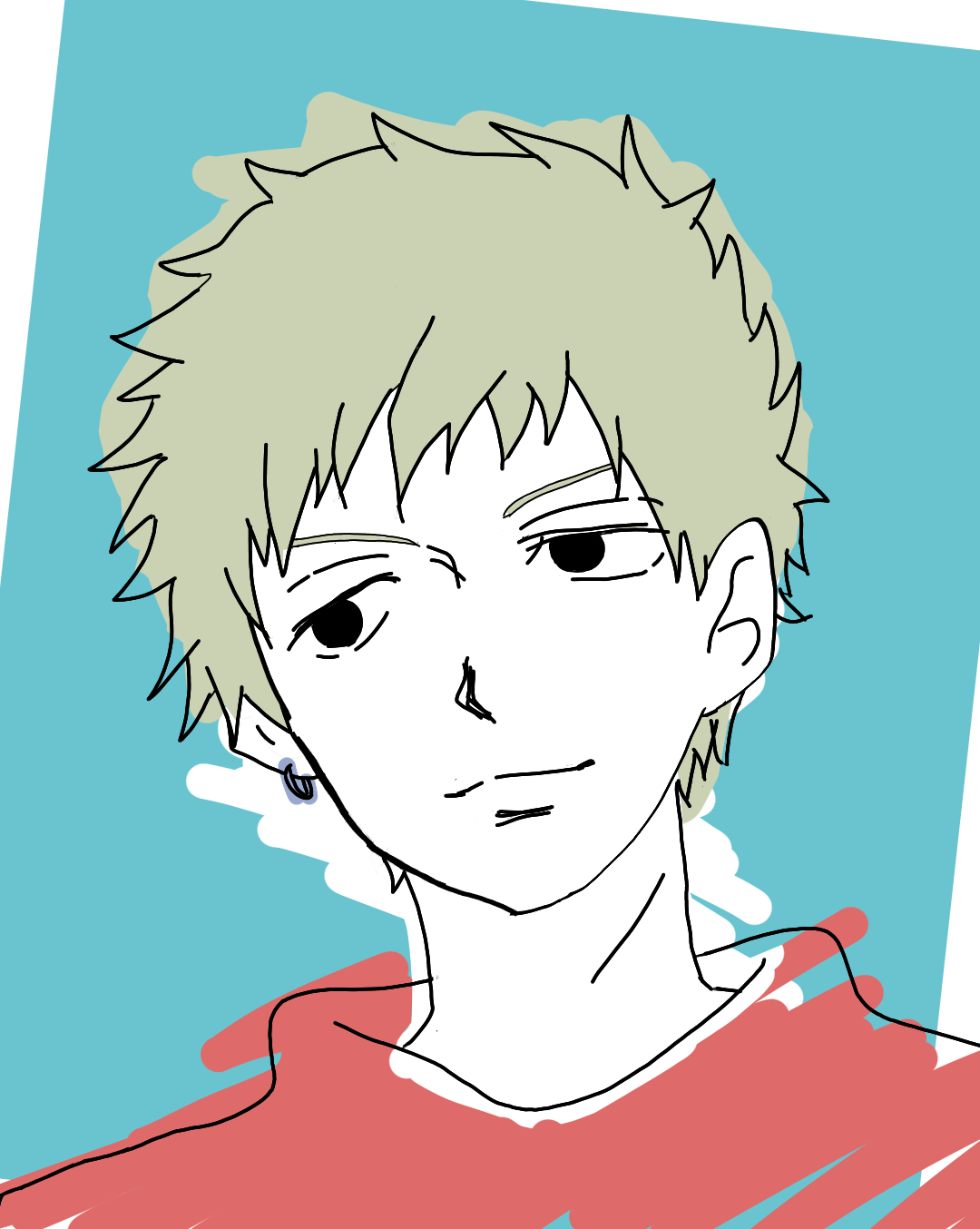 (お絵描き)自分で描いた絵を貼ると塗り絵して貰えるトピ
