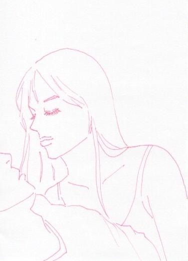 (お絵描き)自分で描いた絵を貼ると塗り絵して貰えるトピ