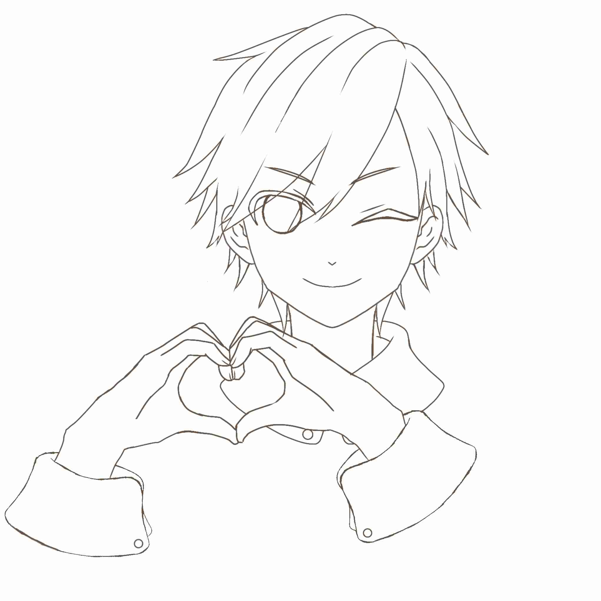 (お絵描き)自分で描いた絵を貼ると塗り絵して貰えるトピ