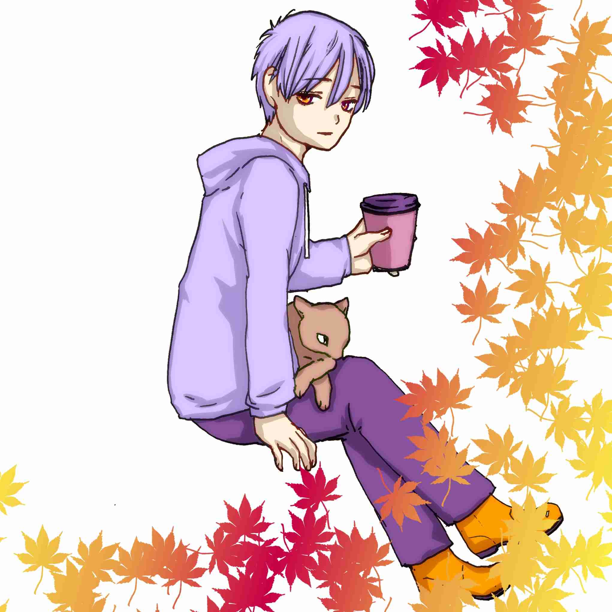 (お絵描き)自分で描いた絵を貼ると塗り絵して貰えるトピ