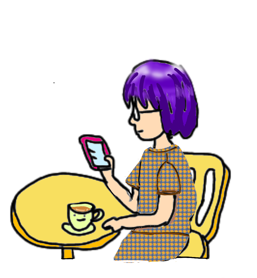 (お絵描き)自分で描いた絵を貼ると塗り絵して貰えるトピ
