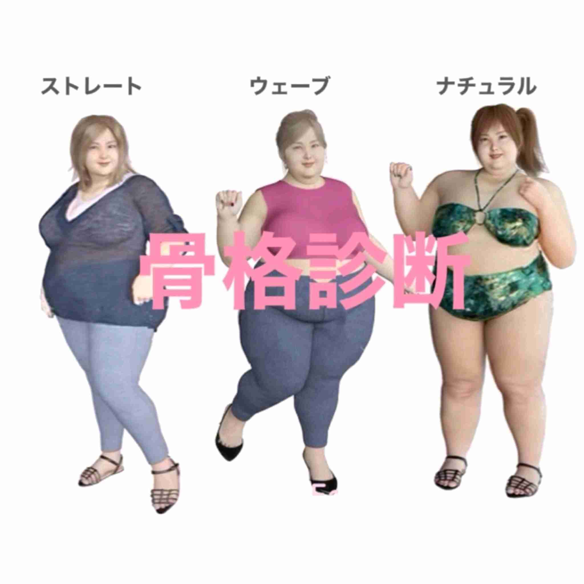 ぽっちゃりとおデブさんの境界線