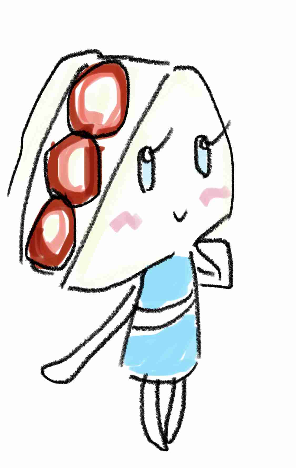 【お絵描き】アンパンマンの新キャラを考えて描いてみるトピ
