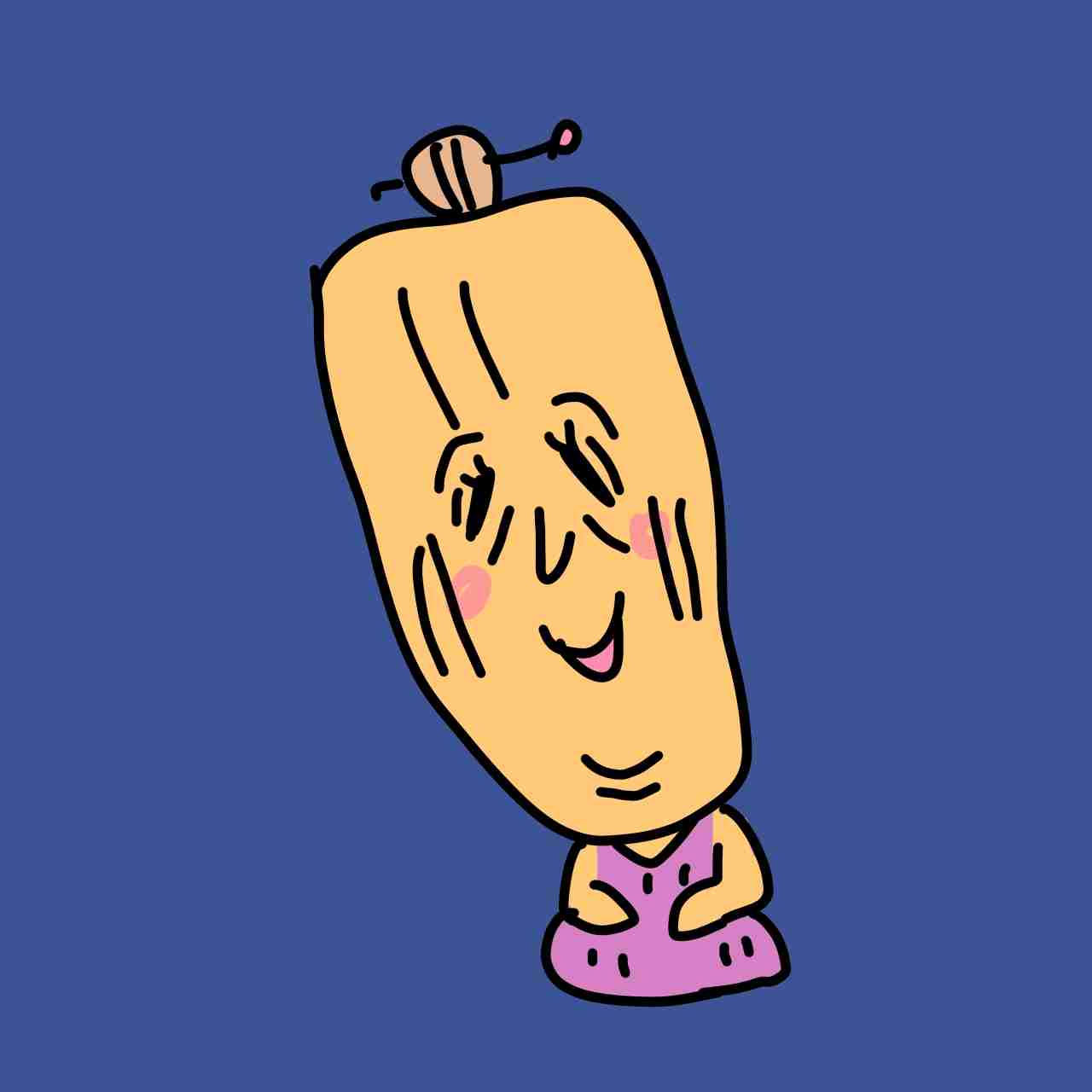 【お絵描き】アンパンマンの新キャラを考えて描いてみるトピ