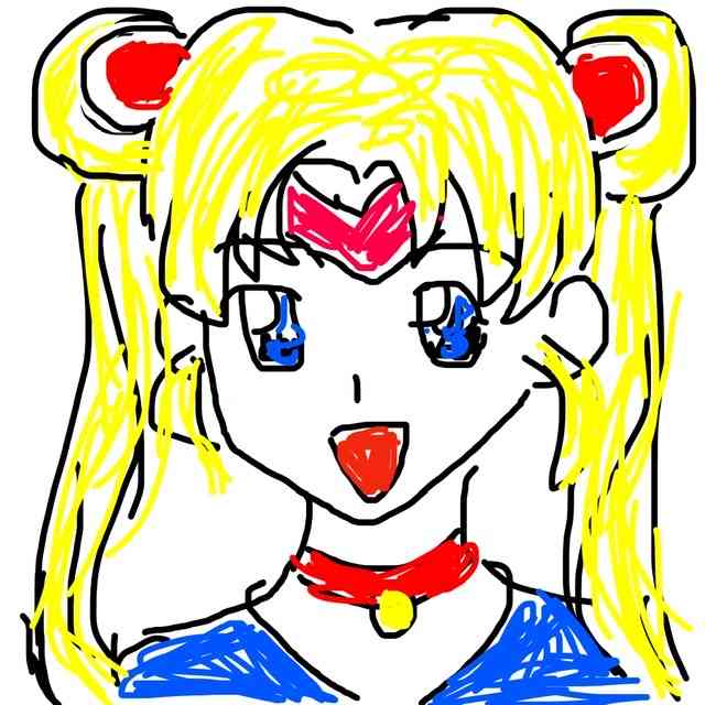 セーラームーンを何も見ないで描いてみるトピPart2