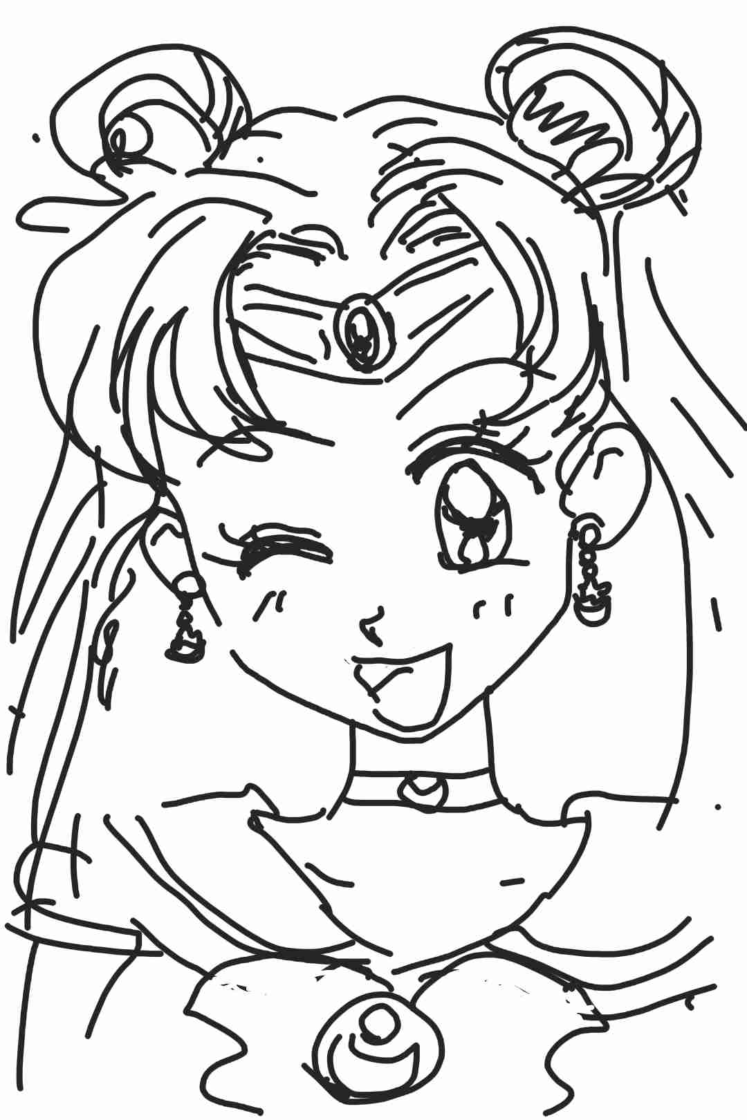 セーラームーンを何も見ないで描いてみるトピPart2