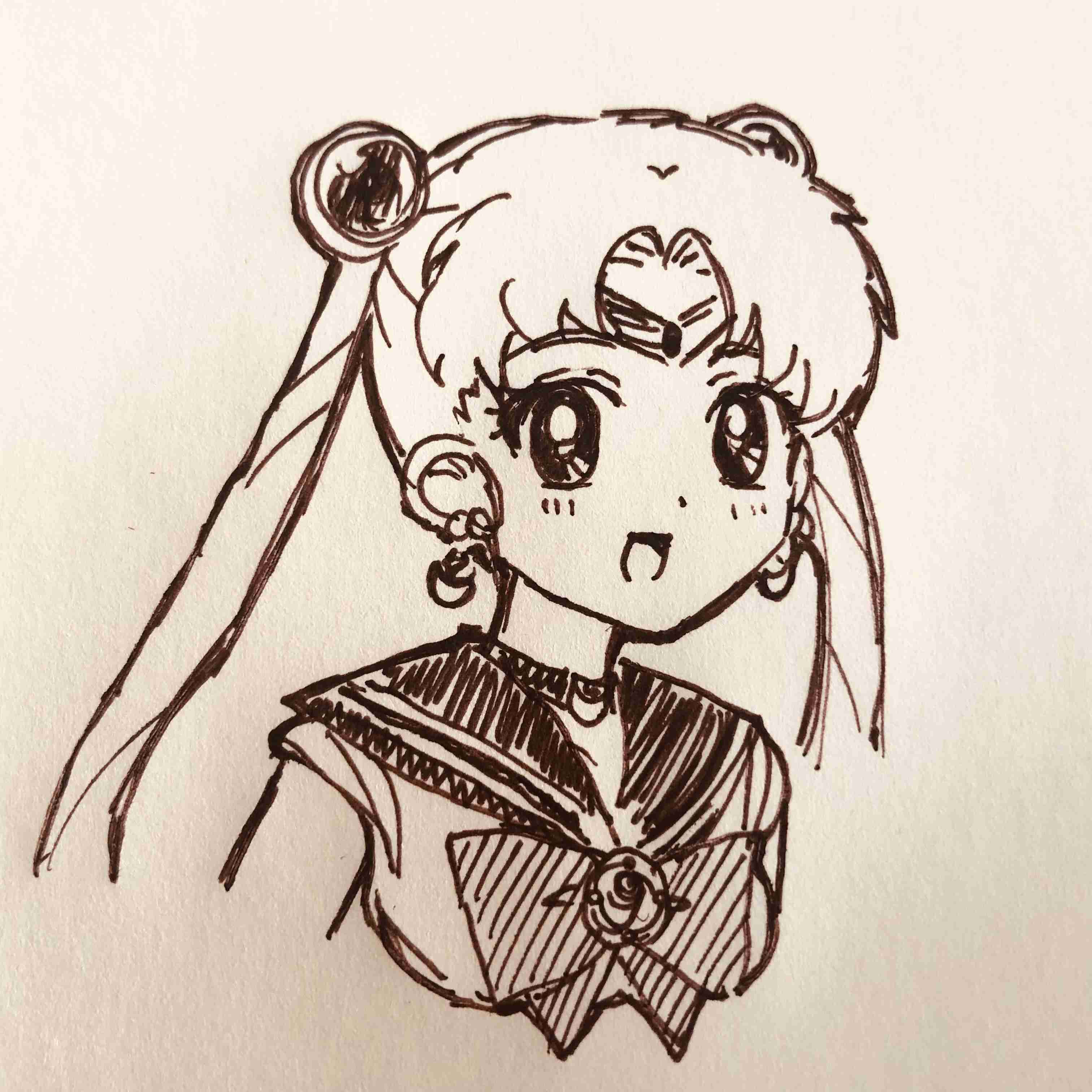 セーラームーンを何も見ないで描いてみるトピPart2