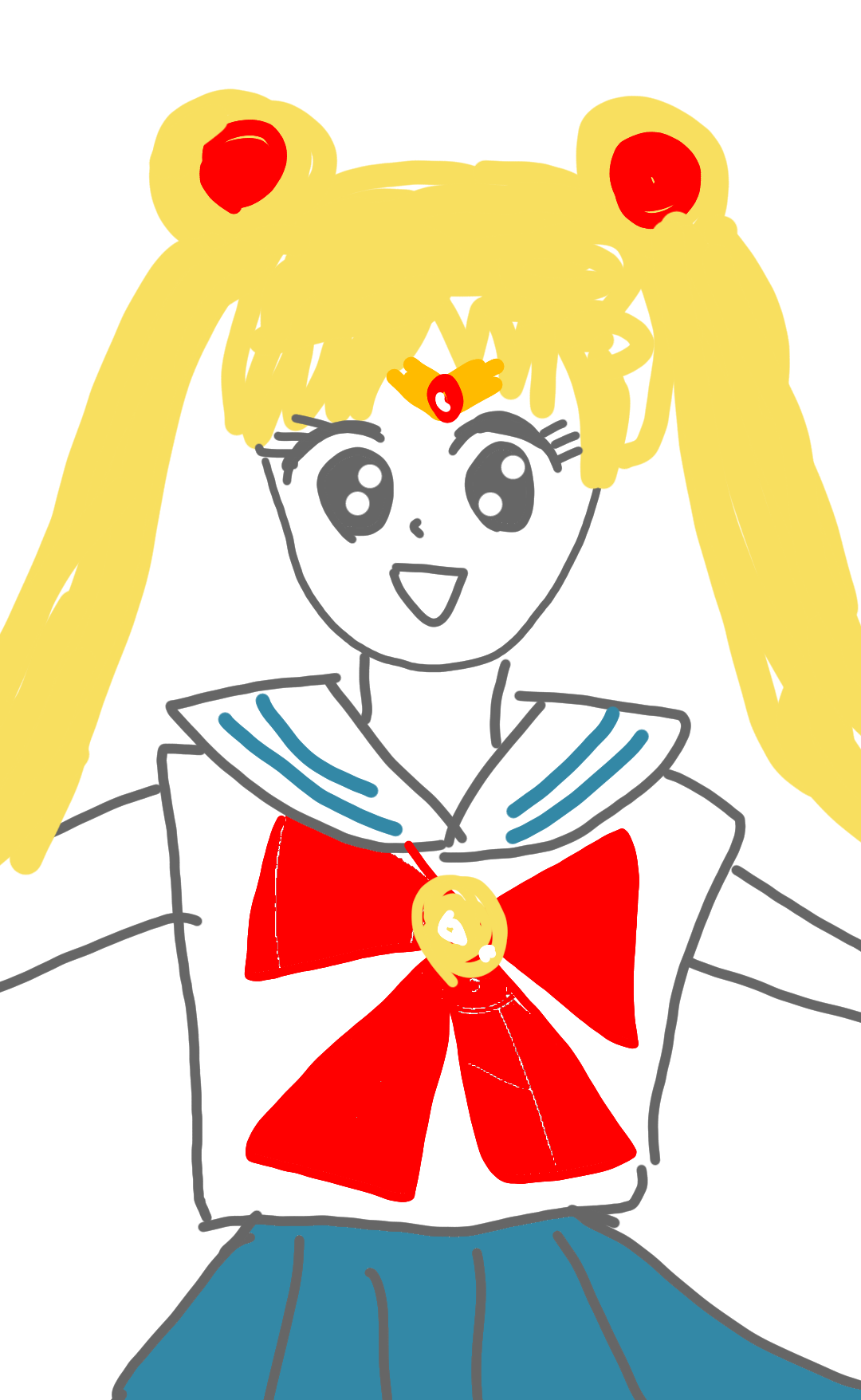 セーラームーンを何も見ないで描いてみるトピPart2