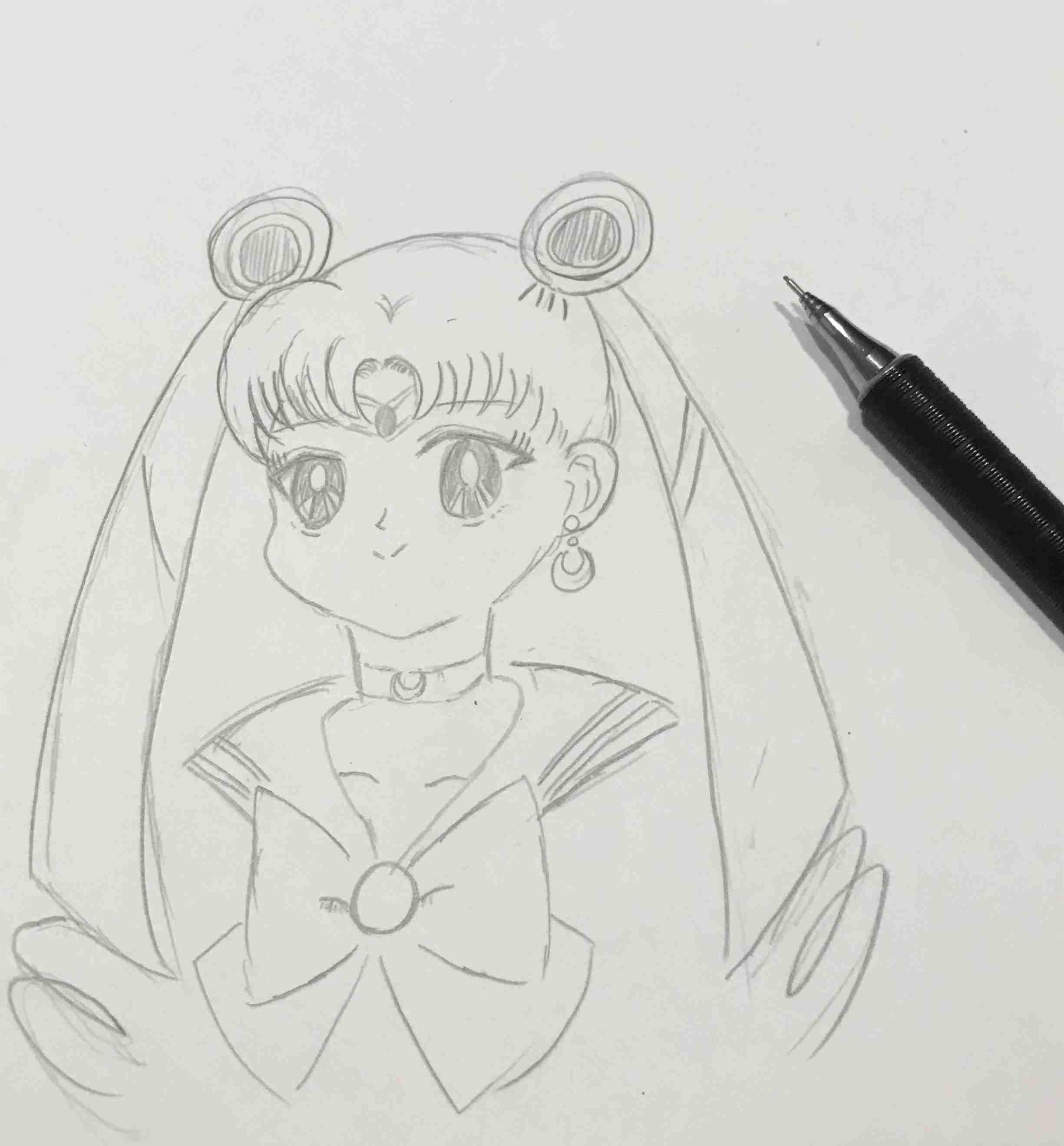 セーラームーンを何も見ないで描いてみるトピPart2
