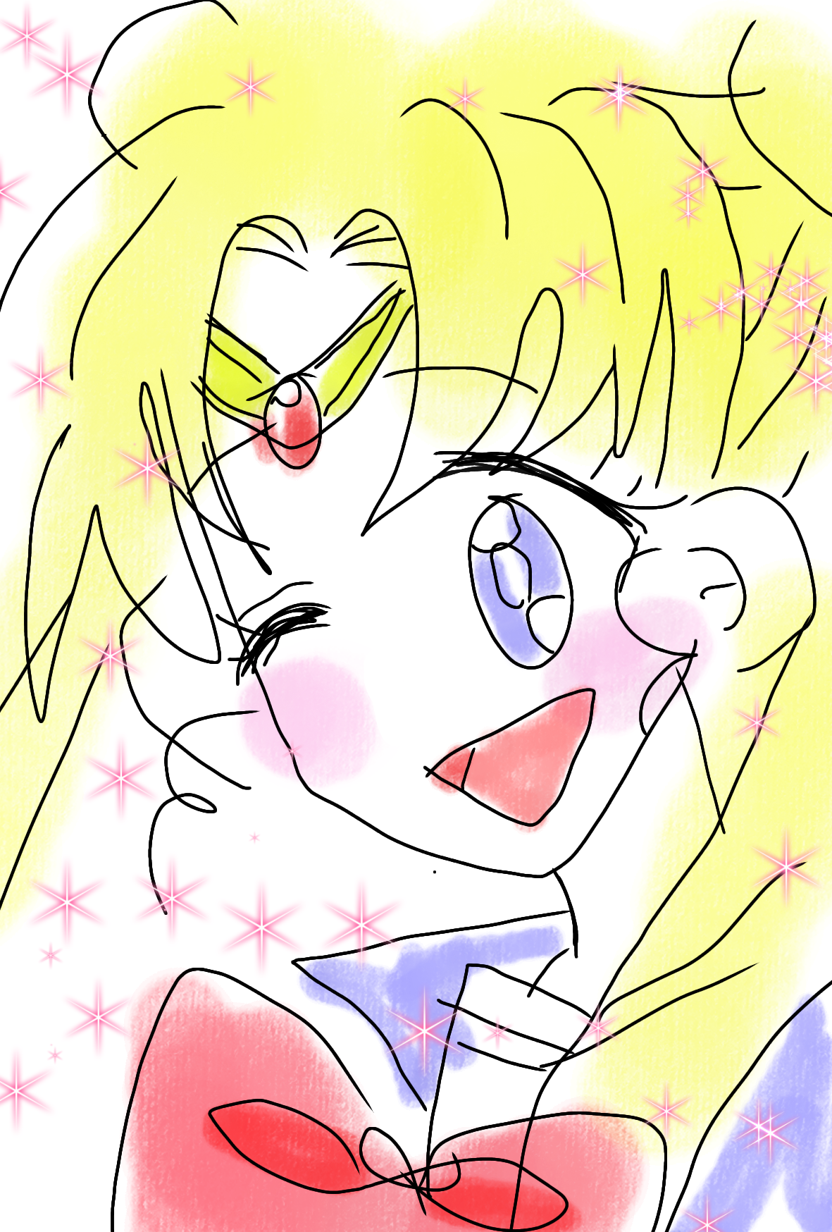 セーラームーンを何も見ないで描いてみるトピPart2