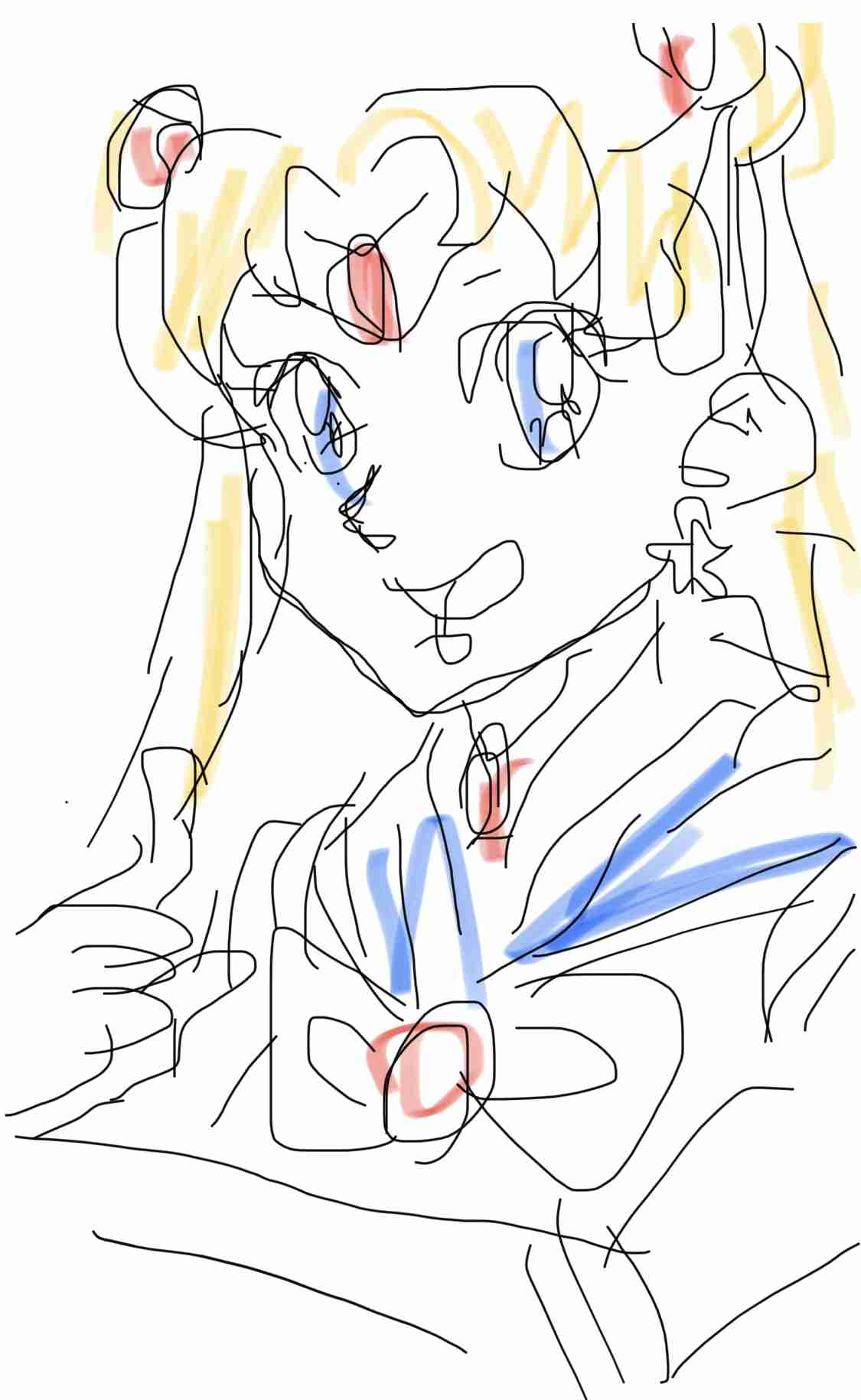 セーラームーンを何も見ないで描いてみるトピPart2