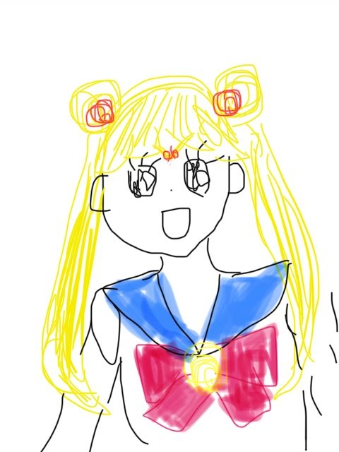 セーラームーンを何も見ないで描いてみるトピPart2