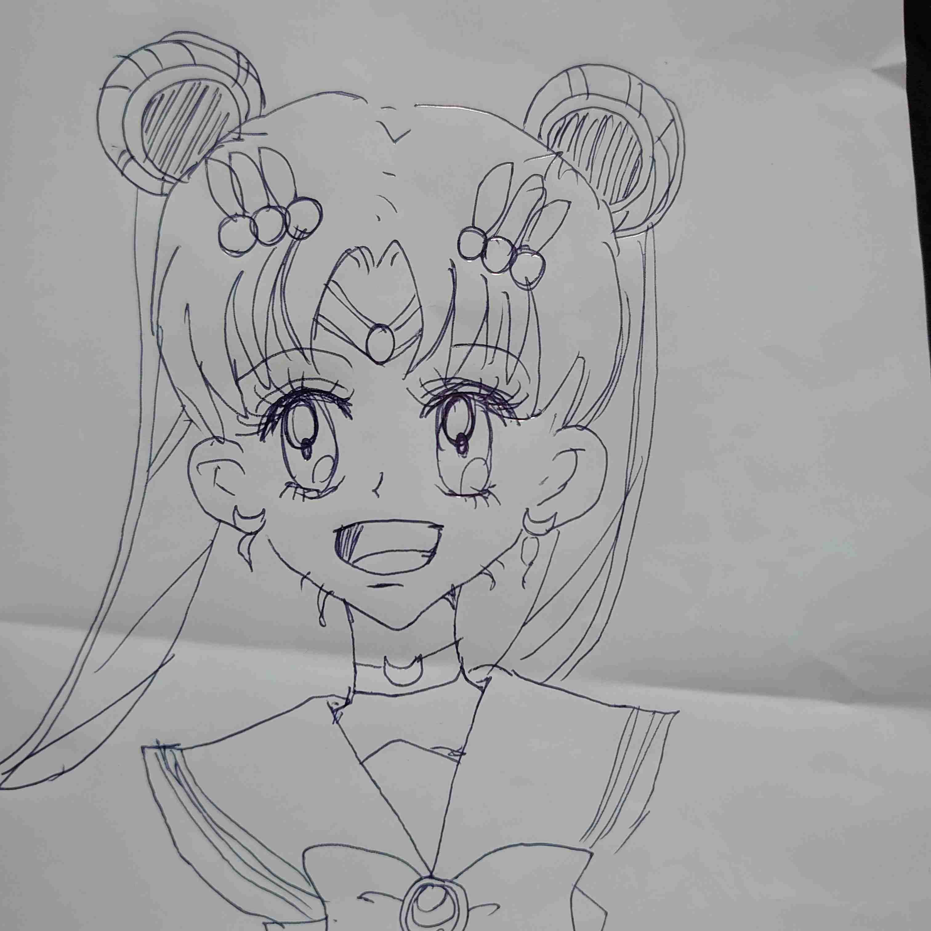 セーラームーンを何も見ないで描いてみるトピPart2