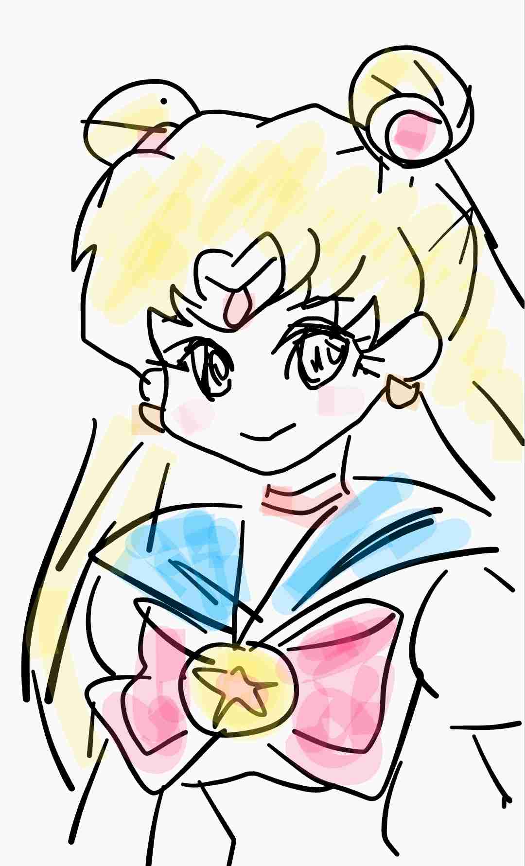セーラームーンを何も見ないで描いてみるトピPart2